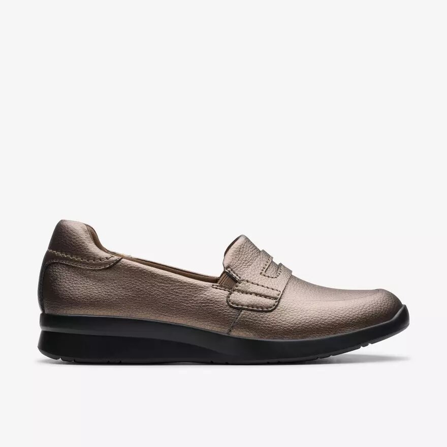Chaussures à enfiler Ellowyn Penny Bronze Métallisé pour femme Chaussures à enfiler Ellowyn Penny Bronze Métallisé pour femme