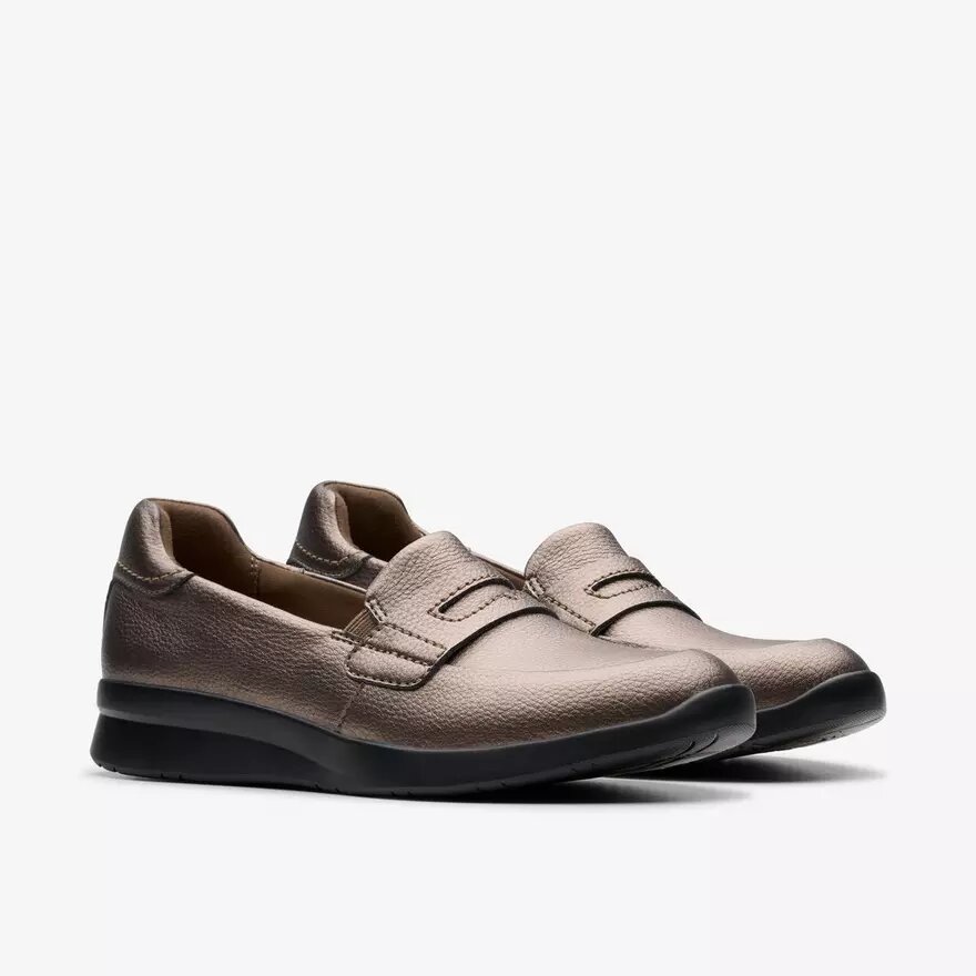 Chaussures à enfiler Ellowyn Penny Bronze Métallisé pour femme Chaussures à enfiler Ellowyn Penny Bronze Métallisé pour femme