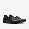 Chaussures à enfiler Ellowyn Penny en cuir noir pour femme