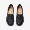 Chaussures à enfiler Ellowyn Penny en cuir noir pour femme