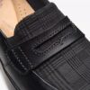 Chaussures à enfiler Ellowyn Penny en cuir noir pour femme