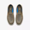 Chaussures à enfiler Flexway Step pour homme, en tricot olive Chaussures à enfiler Flexway Step pour homme, en tricot olive