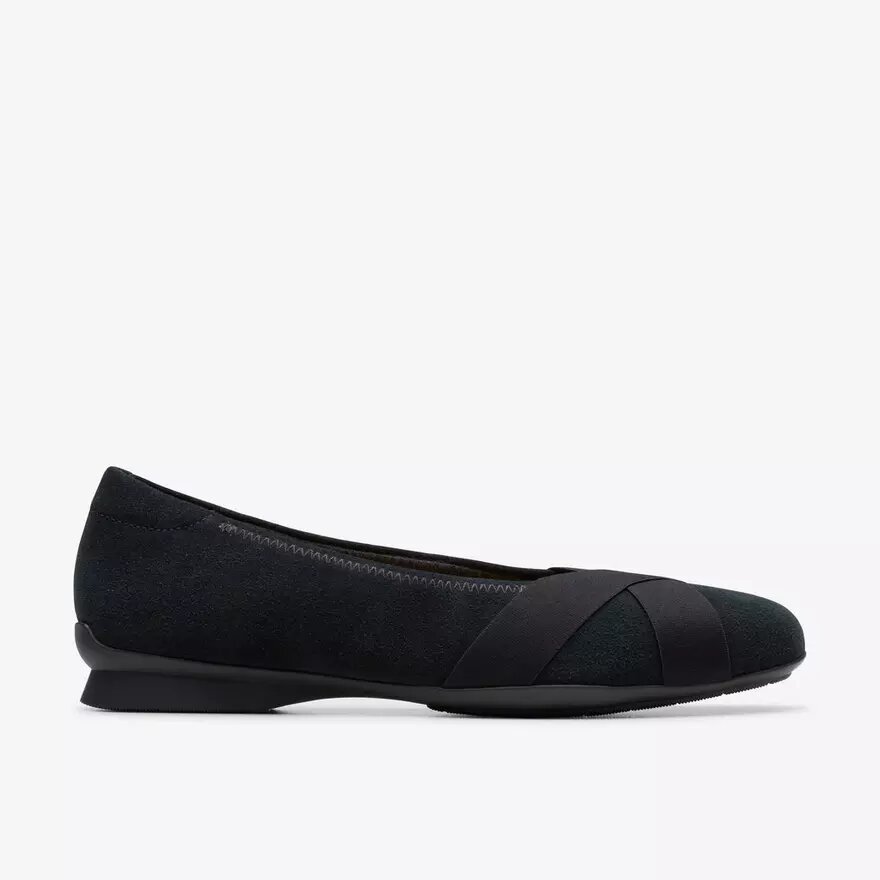 Chaussures à enfiler Jazmynn Gem en daim noir pour femme Chaussures à enfiler Jazmynn Gem en daim noir pour femme