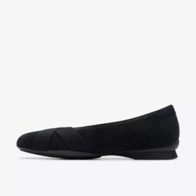 Chaussures à enfiler Jazmynn Gem en daim noir pour femme
