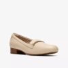 Chaussures à enfiler Juliet Mia en cuir crème pour femme Chaussures à enfiler Juliet Mia en cuir crème pour femme