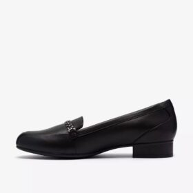 Chaussures à enfiler Juliet Mia en cuir noir pour femme