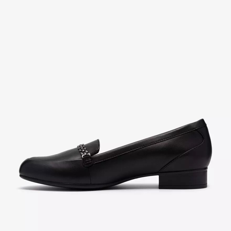 Chaussures à enfiler Juliet Mia en cuir noir pour femme Chaussures à enfiler Juliet Mia en cuir noir pour femme
