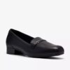 Chaussures à enfiler Juliet Mia en cuir noir pour femme Chaussures à enfiler Juliet Mia en cuir noir pour femme