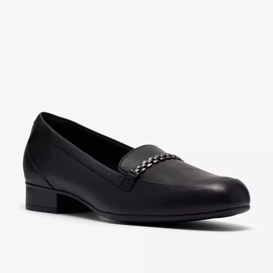 Chaussures à enfiler Juliet Mia en cuir noir pour femme Chaussures à enfiler Juliet Mia en cuir noir pour femme