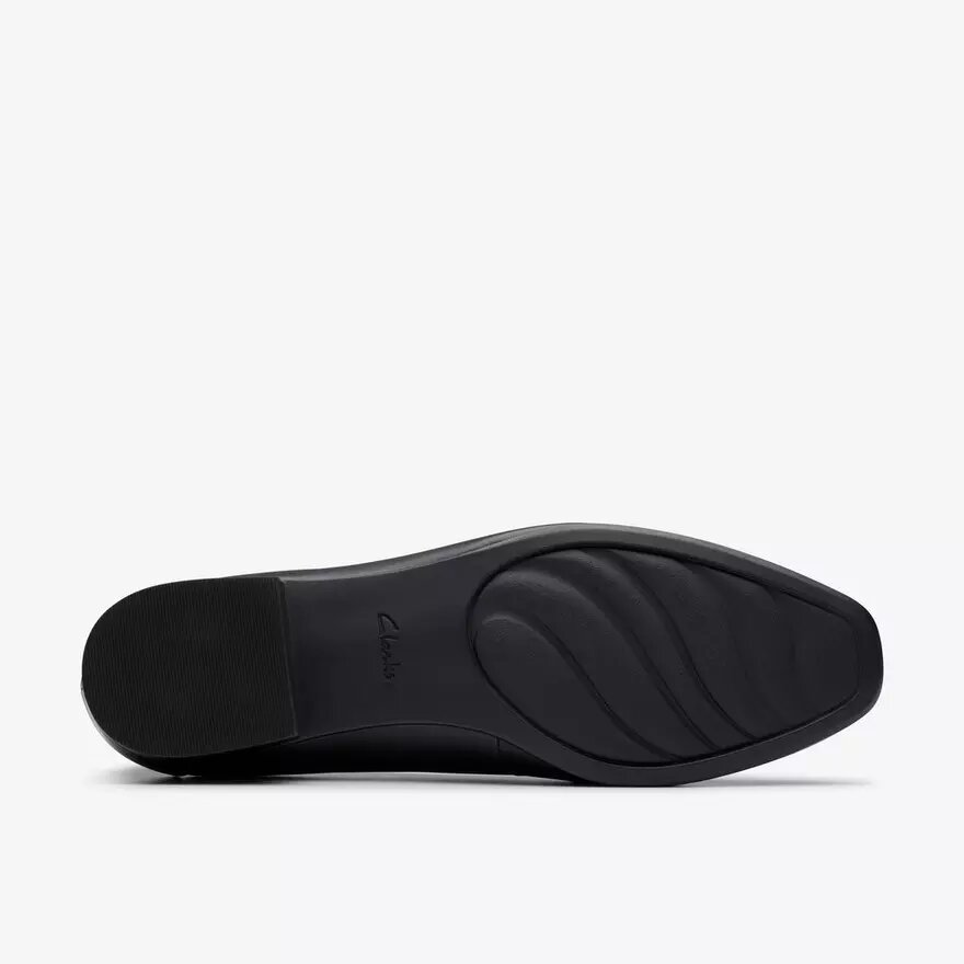 Chaussures à enfiler Krystine Lily en cuir noir pour femme Chaussures à enfiler Krystine Lily en cuir noir pour femme