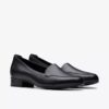 Chaussures à enfiler Krystine Lily en cuir noir pour femme Chaussures à enfiler Krystine Lily en cuir noir pour femme