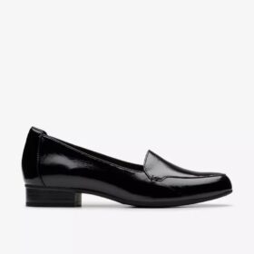 Chaussures à enfiler Krystine Lily en cuir verni noir pour femme