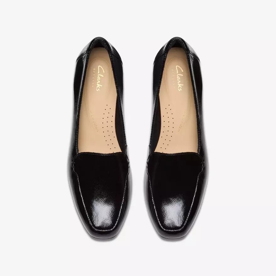 Chaussures à enfiler Krystine Lily en cuir verni noir pour femme Chaussures à enfiler Krystine Lily en cuir verni noir pour femme