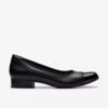 Chaussures à enfiler Krystine May en cuir noir pour femme Chaussures à enfiler Krystine May en cuir noir pour femme