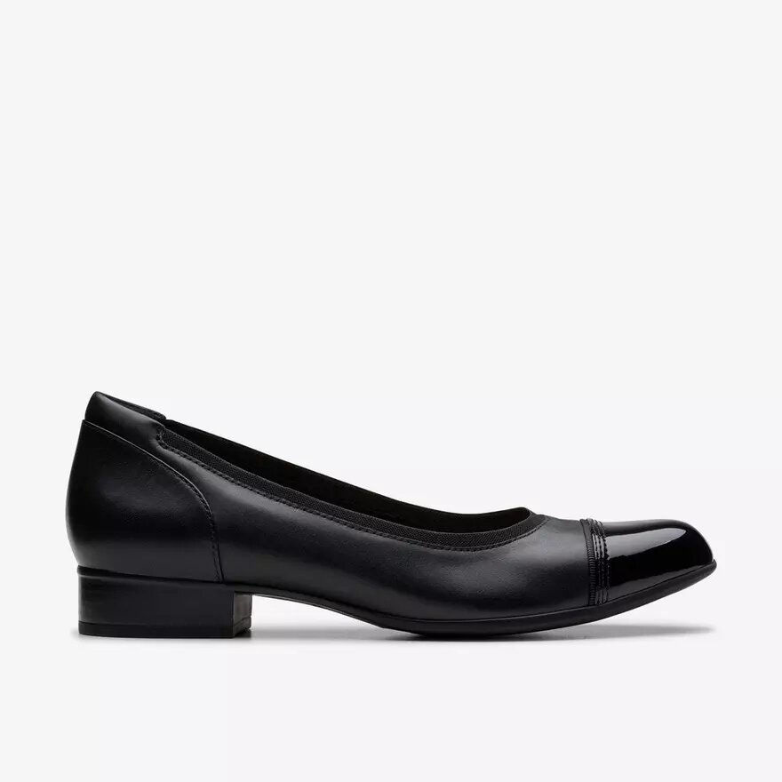 Chaussures à enfiler Krystine May en cuir noir pour femme Chaussures à enfiler Krystine May en cuir noir pour femme