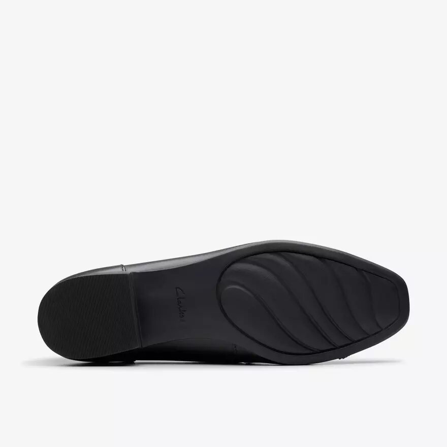 Chaussures à enfiler Krystine May en cuir noir pour femme Chaussures à enfiler Krystine May en cuir noir pour femme