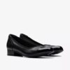 Chaussures à enfiler Krystine May en cuir noir pour femme Chaussures à enfiler Krystine May en cuir noir pour femme