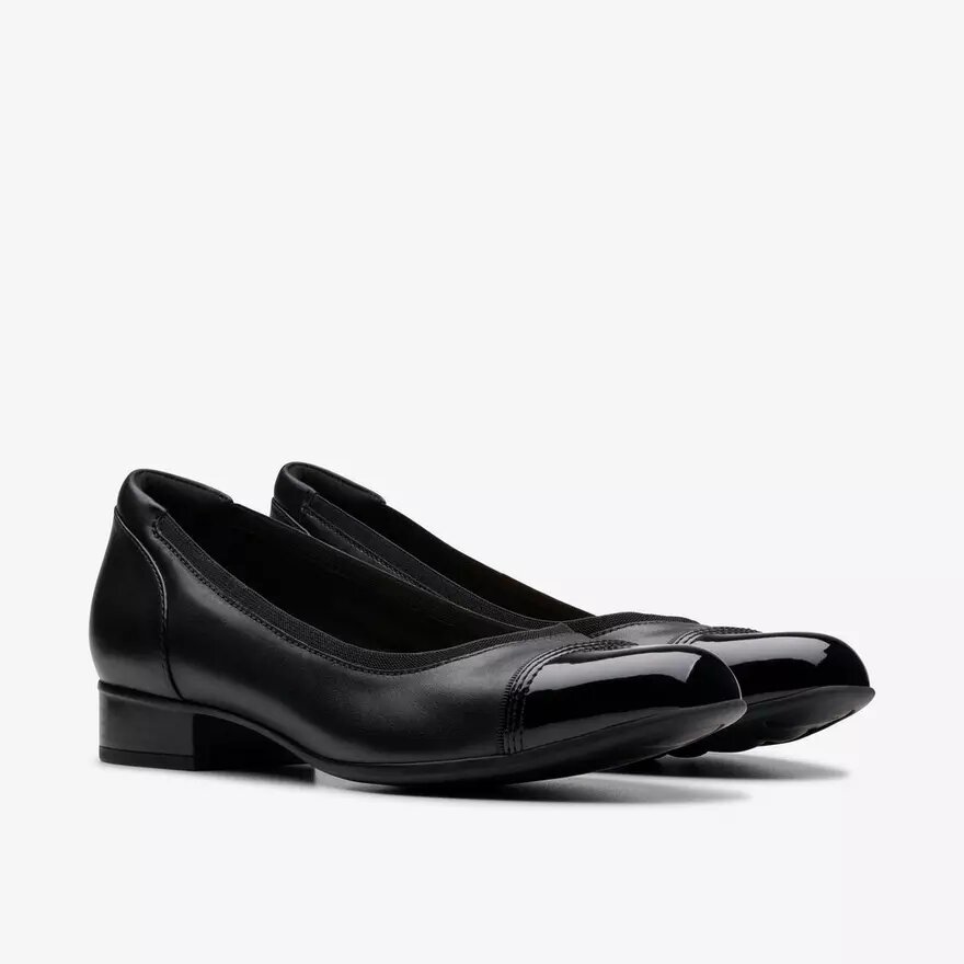 Chaussures à enfiler Krystine May en cuir noir pour femme Chaussures à enfiler Krystine May en cuir noir pour femme