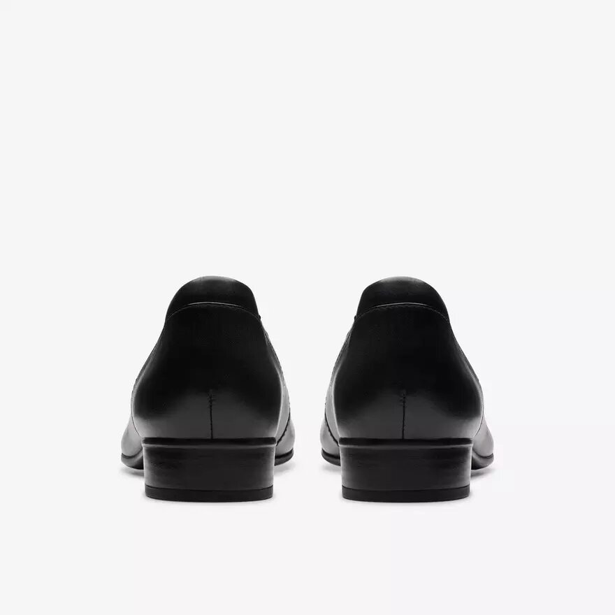 Chaussures à enfiler Krystine May en cuir noir pour femme Chaussures à enfiler Krystine May en cuir noir pour femme