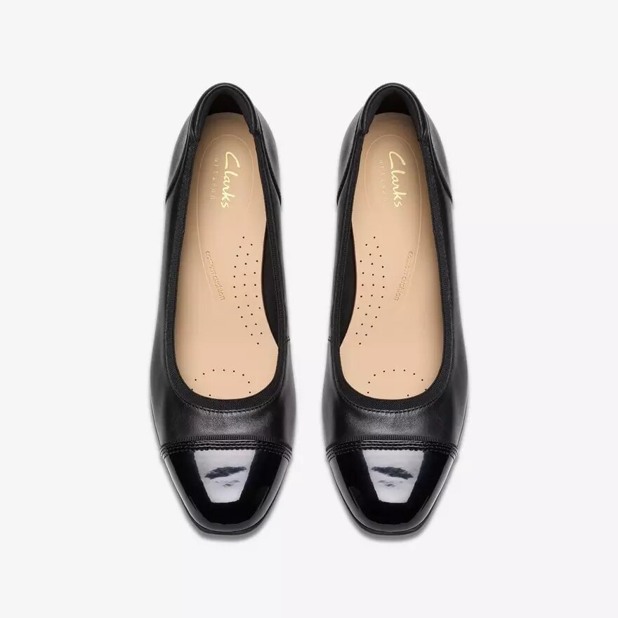 Chaussures à enfiler Krystine May en cuir noir pour femme Chaussures à enfiler Krystine May en cuir noir pour femme