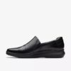 Chaussures à enfiler Lynell pour femme en cuir noir