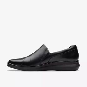Chaussures à enfiler Lynell pour femme en cuir noir