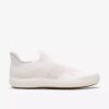 Chaussures à enfiler Nalle Step en tricot blanc pour femme Chaussures à enfiler Nalle Step en tricot blanc pour femme