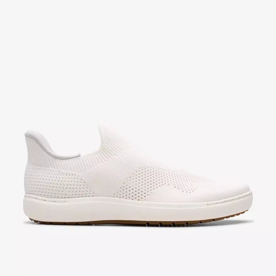 Chaussures à enfiler Nalle Step en tricot blanc pour femme Chaussures à enfiler Nalle Step en tricot blanc pour femme