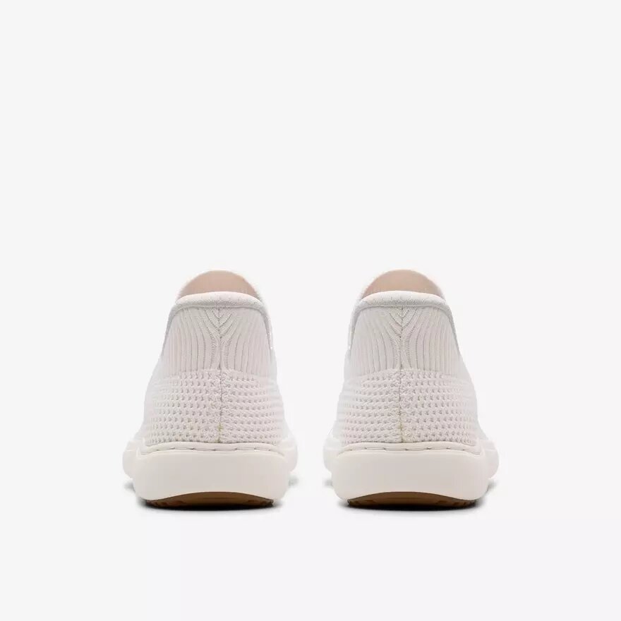 Chaussures à enfiler Nalle Step en tricot blanc pour femme Chaussures à enfiler Nalle Step en tricot blanc pour femme