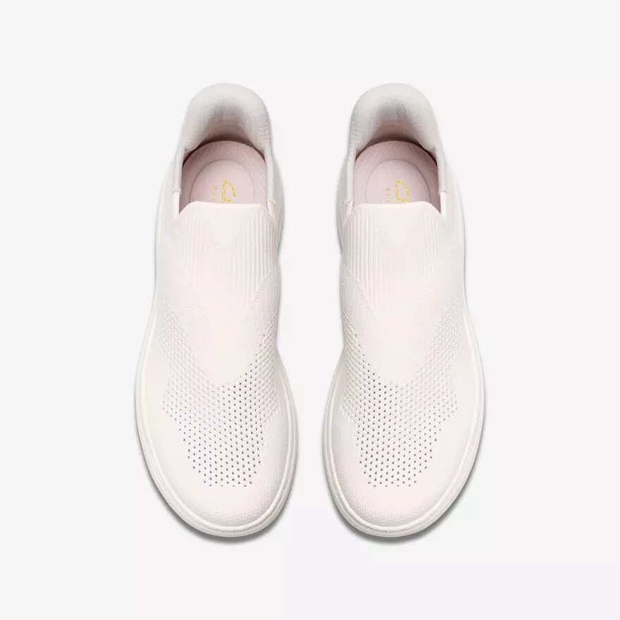 Chaussures à enfiler Nalle Step en tricot blanc pour femme Chaussures à enfiler Nalle Step en tricot blanc pour femme