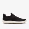 Chaussures à enfiler Nalle Step en tricot noir pour femme Chaussures à enfiler Nalle Step en tricot noir pour femme