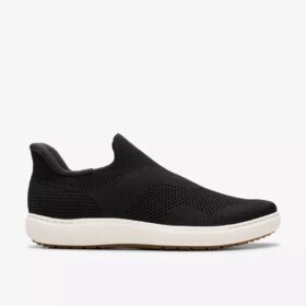 Chaussures à enfiler Nalle Step en tricot noir pour femme
