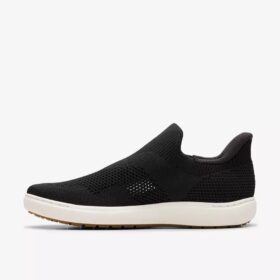 Chaussures à enfiler Nalle Step en tricot noir pour femme