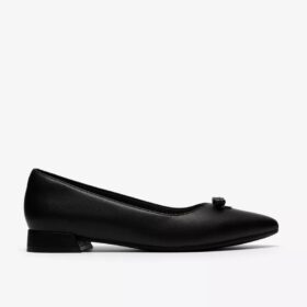 Chaussures à enfiler Natalyn Trim en cuir noir pour femme