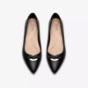 Chaussures à enfiler Natalyn Trim en cuir noir pour femme Chaussures à enfiler Natalyn Trim en cuir noir pour femme