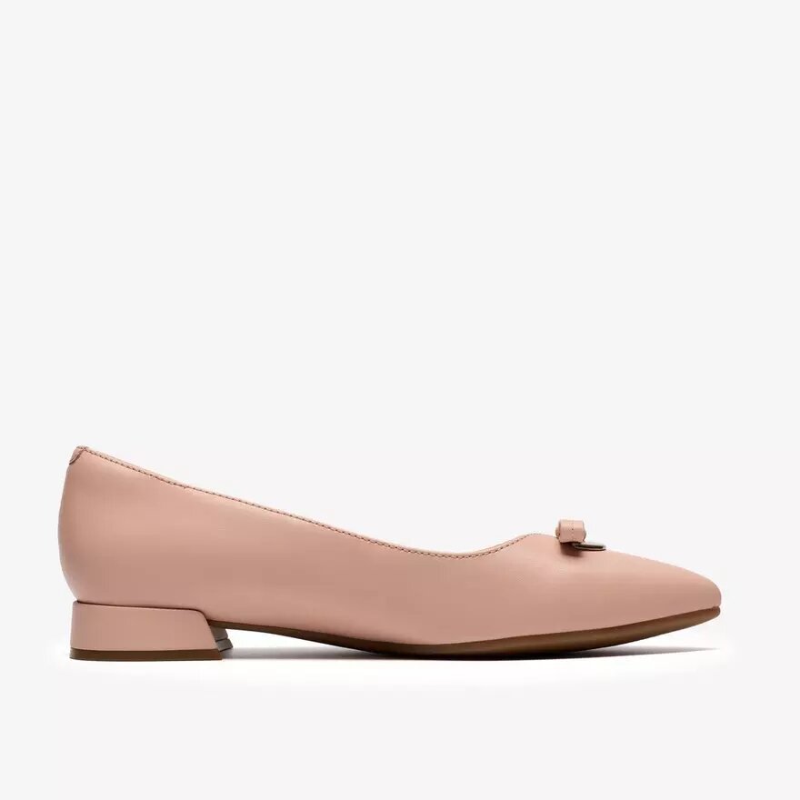 Chaussures à enfiler Natalyn Trim en cuir rose pâle pour femme Chaussures à enfiler Natalyn Trim en cuir rose pâle pour femme