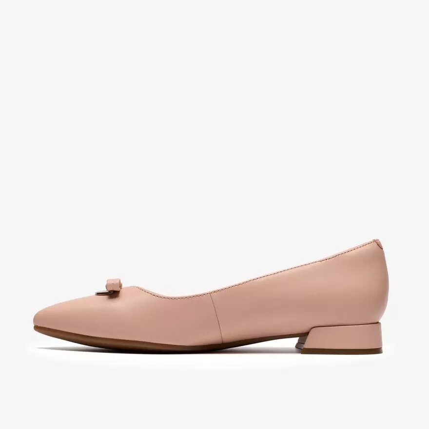 Chaussures à enfiler Natalyn Trim en cuir rose pâle pour femme Chaussures à enfiler Natalyn Trim en cuir rose pâle pour femme