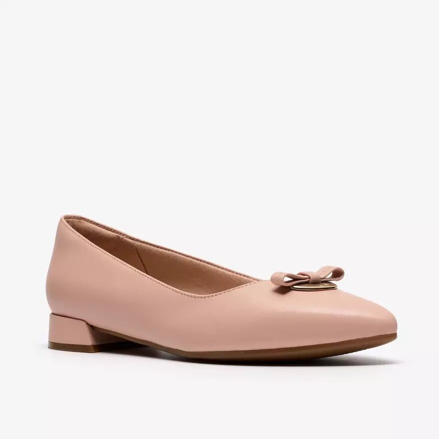 Chaussures à enfiler Natalyn Trim en cuir rose pâle pour femme Chaussures à enfiler Natalyn Trim en cuir rose pâle pour femme