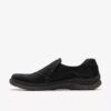 Chaussures à enfiler Orlene pour femme en cuir noir Chaussures à enfiler Orlene pour femme en cuir noir