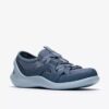 Chaussures à enfiler Solevana Step bleu-gris pour femme