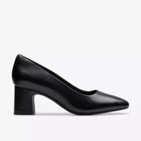 Chaussures Fernie Court en cuir noir pour femme – US