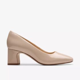 Chaussures Fernie Court en cuir verni pour femme, taille US