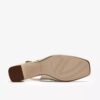 Chaussures Fernie Sling en cuir crème pour femme Chaussures Fernie Sling en cuir crème pour femme
