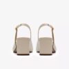 Chaussures Fernie Sling en cuir crème pour femme Chaussures Fernie Sling en cuir crème pour femme
