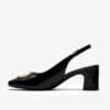 Chaussures Fernie Sling en cuir verni noir pour femme Chaussures Fernie Sling en cuir verni noir pour femme