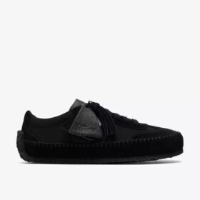 Chaussures à lacets Tor Low en daim noir pour femme