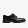 Chaussures lisses noires Emmet pour homme Chaussures lisses noires Emmet pour homme