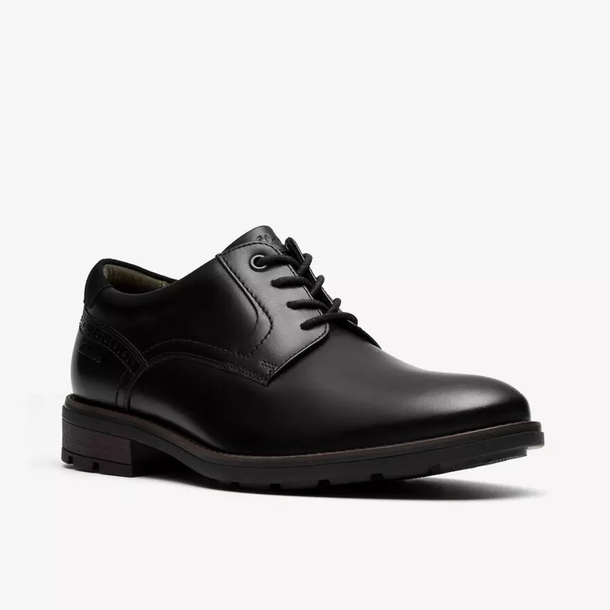 Chaussures lisses noires Emmet pour homme Chaussures lisses noires Emmet pour homme