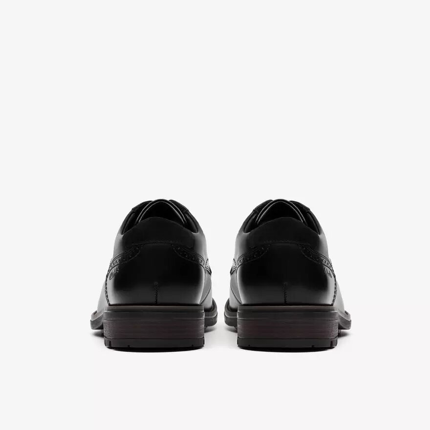 Chaussures lisses noires Emmet pour homme Chaussures lisses noires Emmet pour homme
