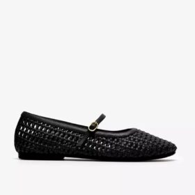 Chaussures Livia Sky noires tissées pour femme Chaussures Livia Sky noires tissées pour femme